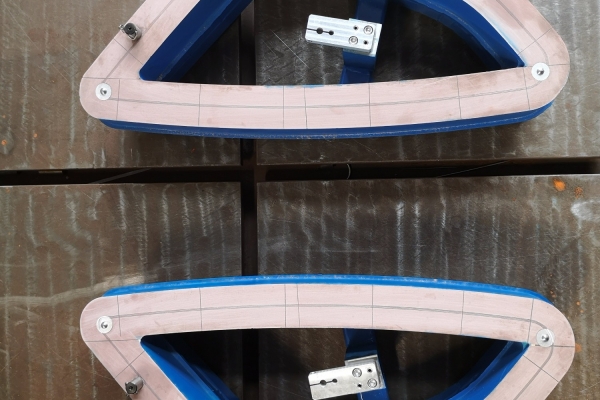 汽車安全玻璃三角窗檢具